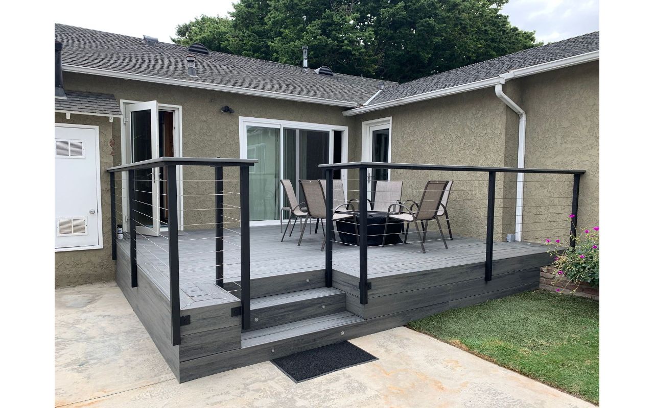 Backyard deck