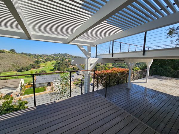 New Trex Deck & Cable Railing in Thousand Oaks , CA
