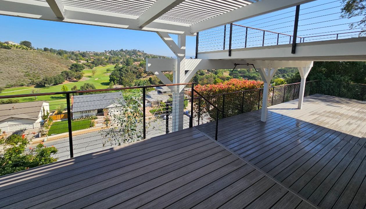 New Trex Deck & Cable Railing in Thousand Oaks , CA