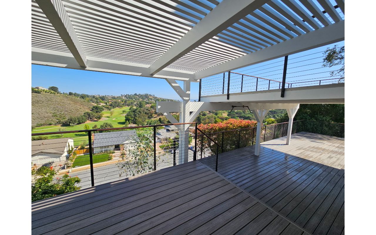 New Trex Deck & Cable Railing in Thousand Oaks , CA