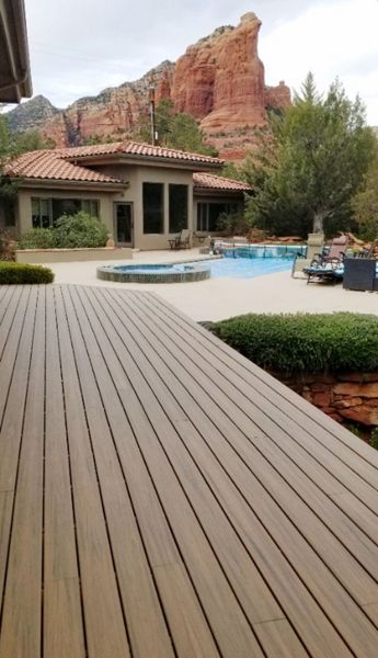 Sedona "Toasted Sand" patio deck
