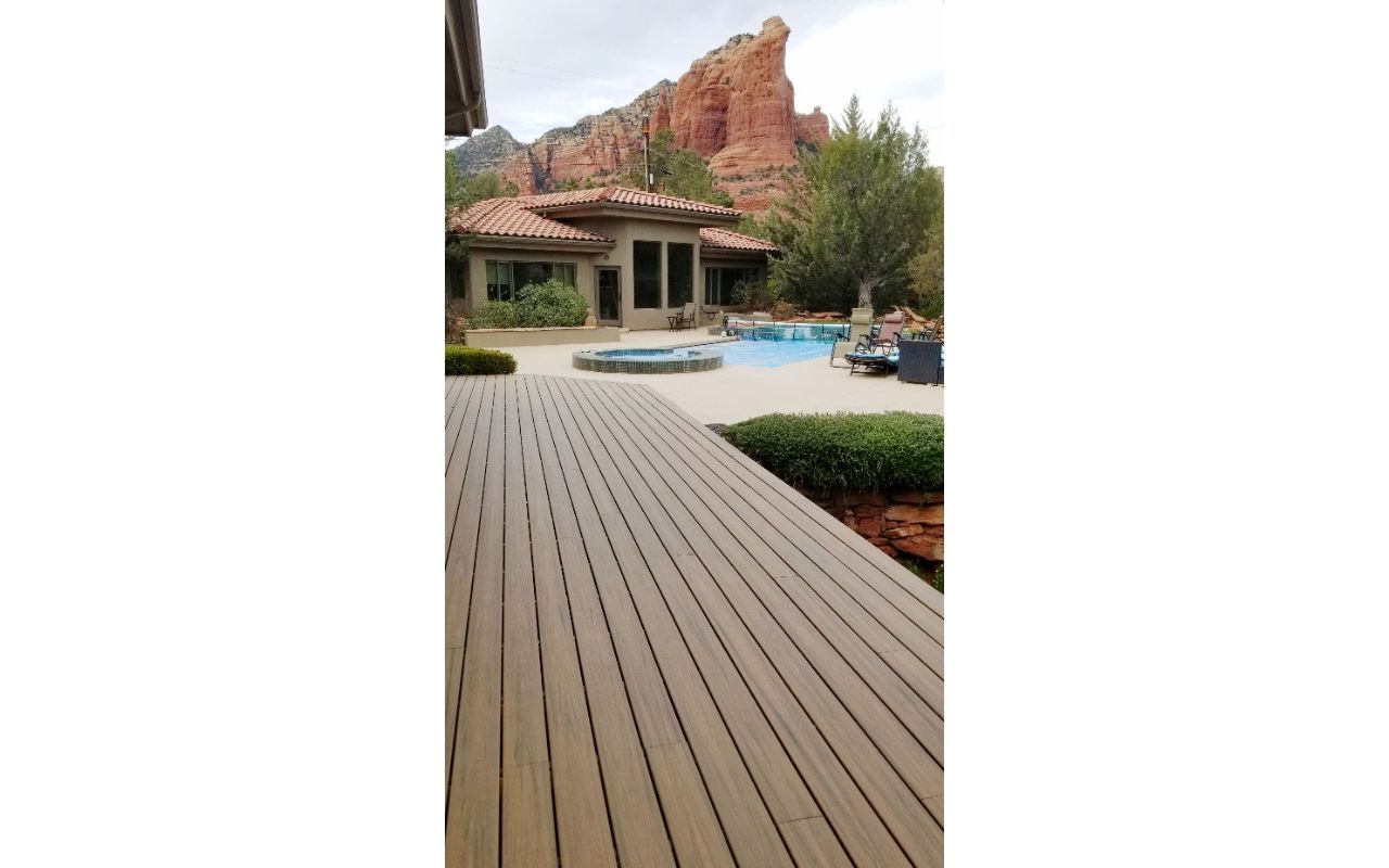 Sedona "Toasted Sand" patio deck