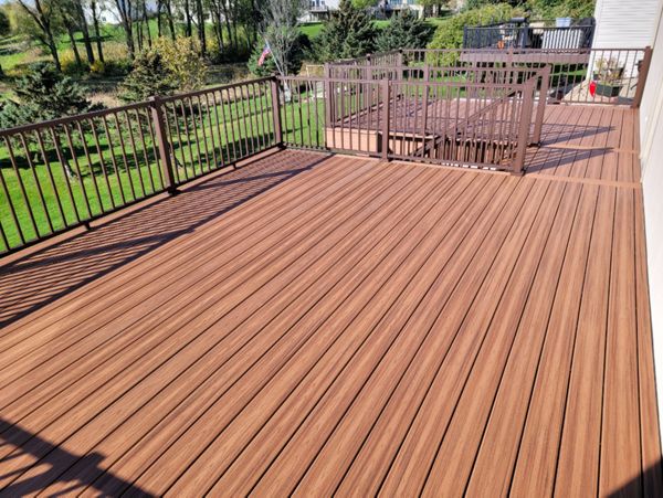 Transcend Tiki Torch w/ Bronze Signature Railings, Rochester MN