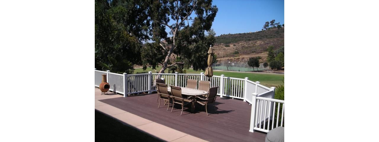 Trex Woodland Brown decking, Rancho Penasquitos, CA