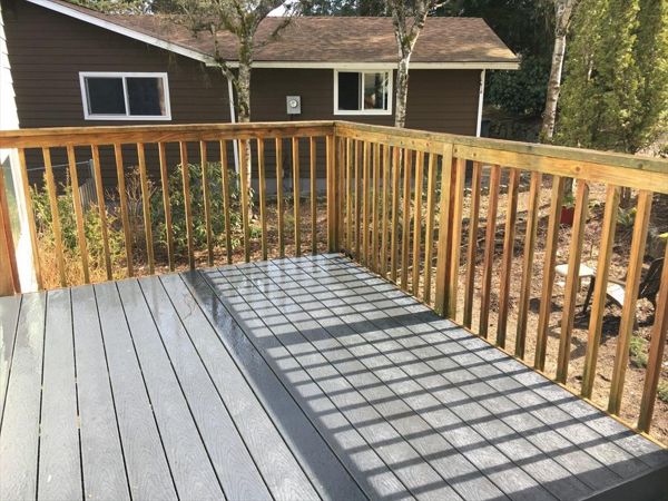 Trex select grey decking