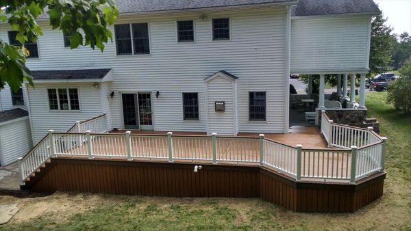 Trex Transcend deck in Endwell, NY