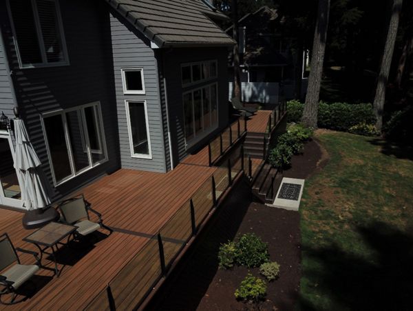 Gig Harbor, WA Trex Trex Transcend Havana Gold Deck