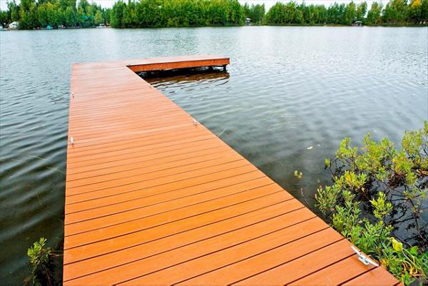 Trex makes an ideal dock solution, by Treeline Construction