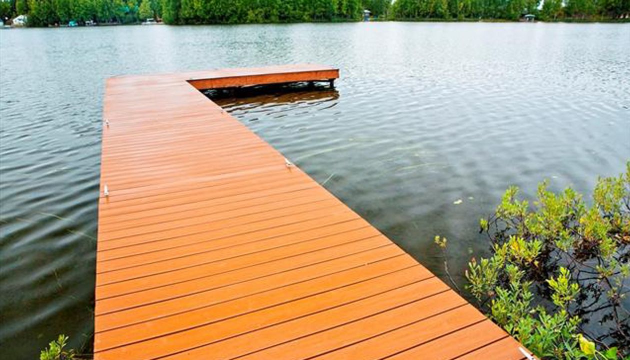 Trex makes an ideal dock solution, by Treeline Construction