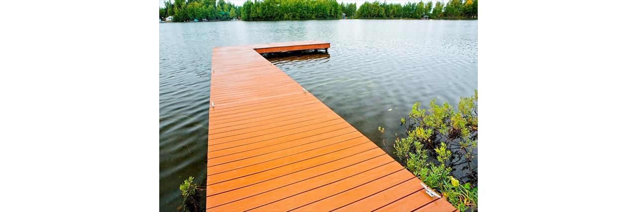 Trex makes an ideal dock solution, by Treeline Construction