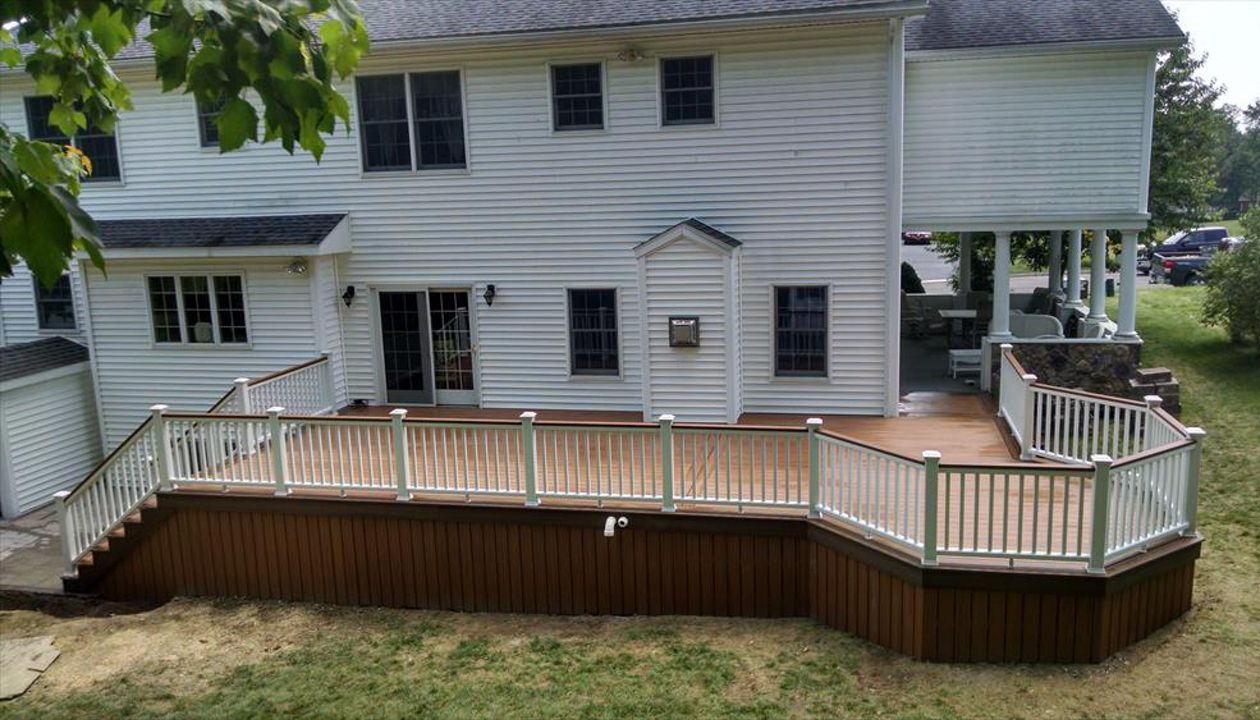Trex Transcend deck in Endwell, NY