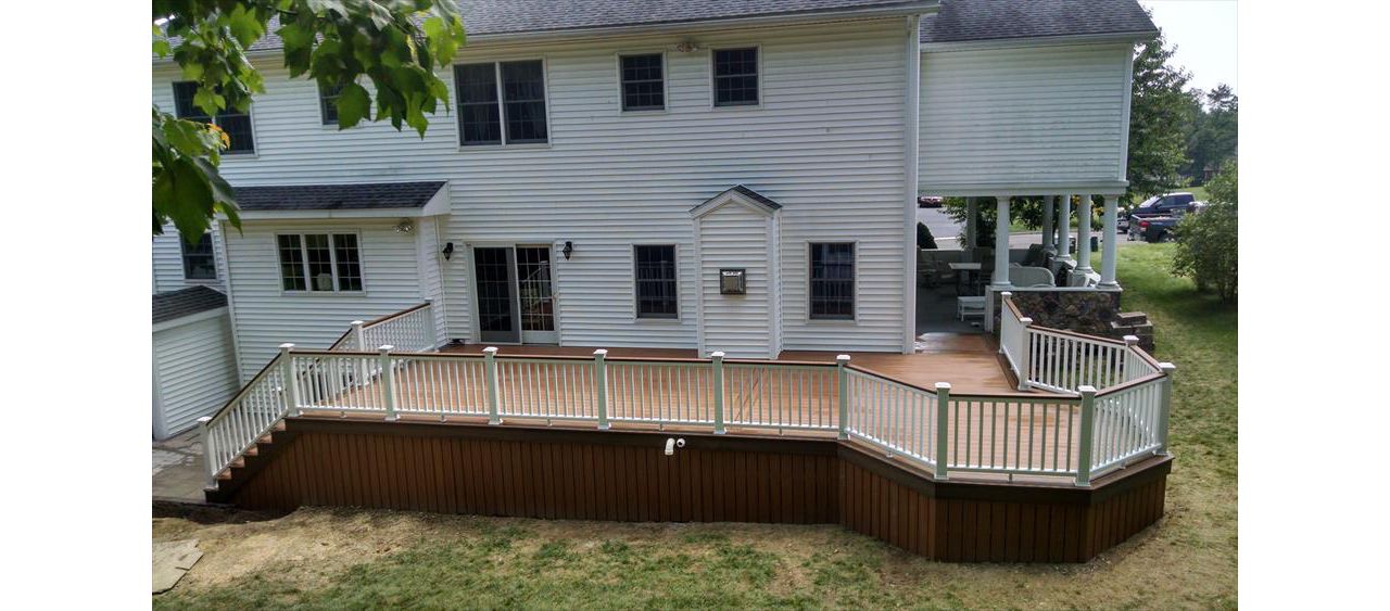 Trex Transcend deck in Endwell, NY
