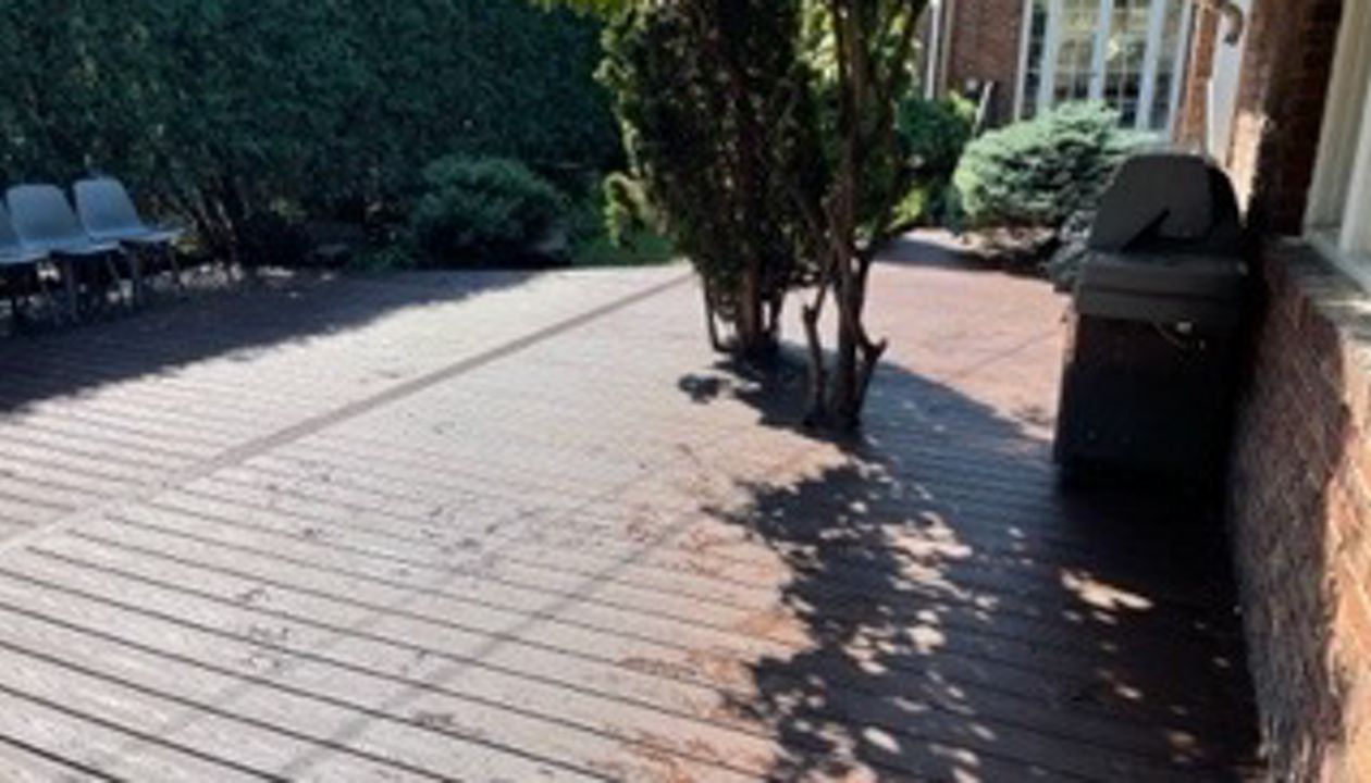 Backyard Deck Minneapolis Lava Rock