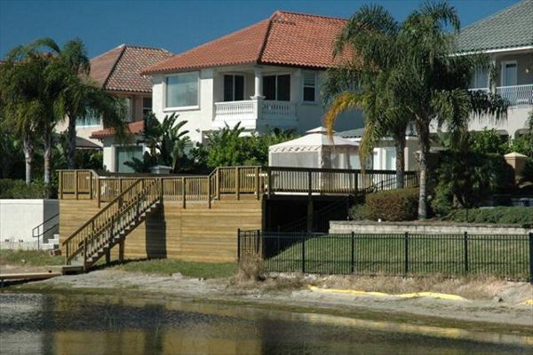 Large Lakefront Deck