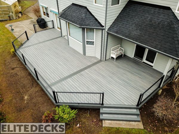 Trex Transcend Island Mist Olympia Deck