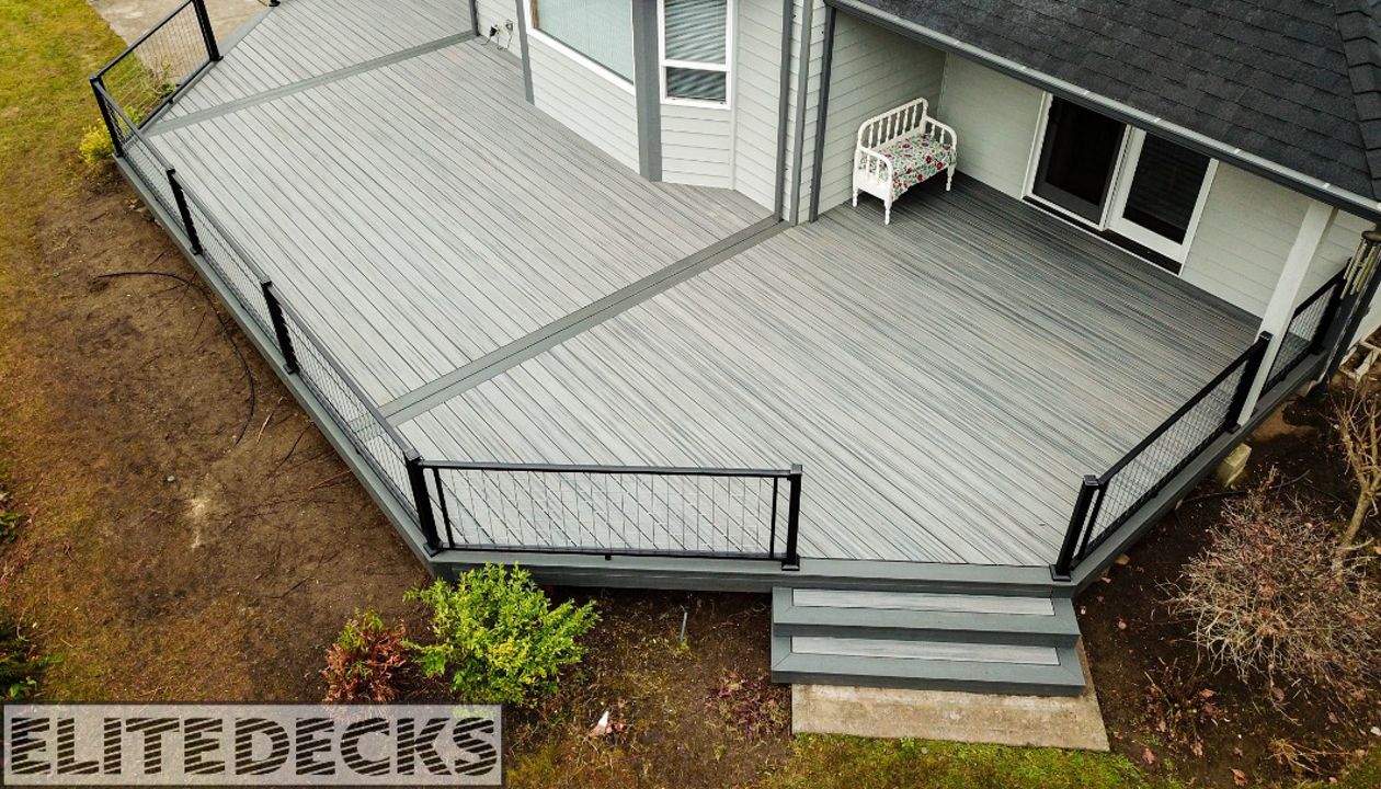 Trex Transcend Island Mist Olympia Deck