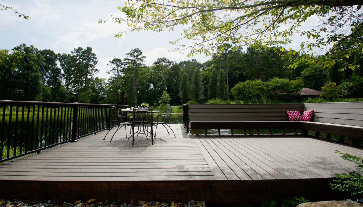 Trex Dock With Custom Bench