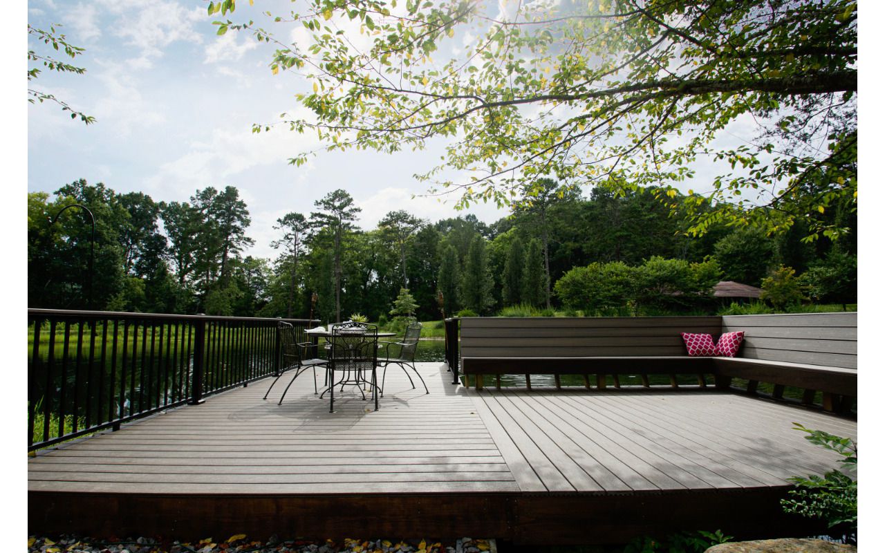 Trex Dock With Custom Bench