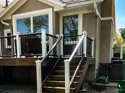 Trex Transcend Havana Gold Trex Transcend railing Trex Elevations framing