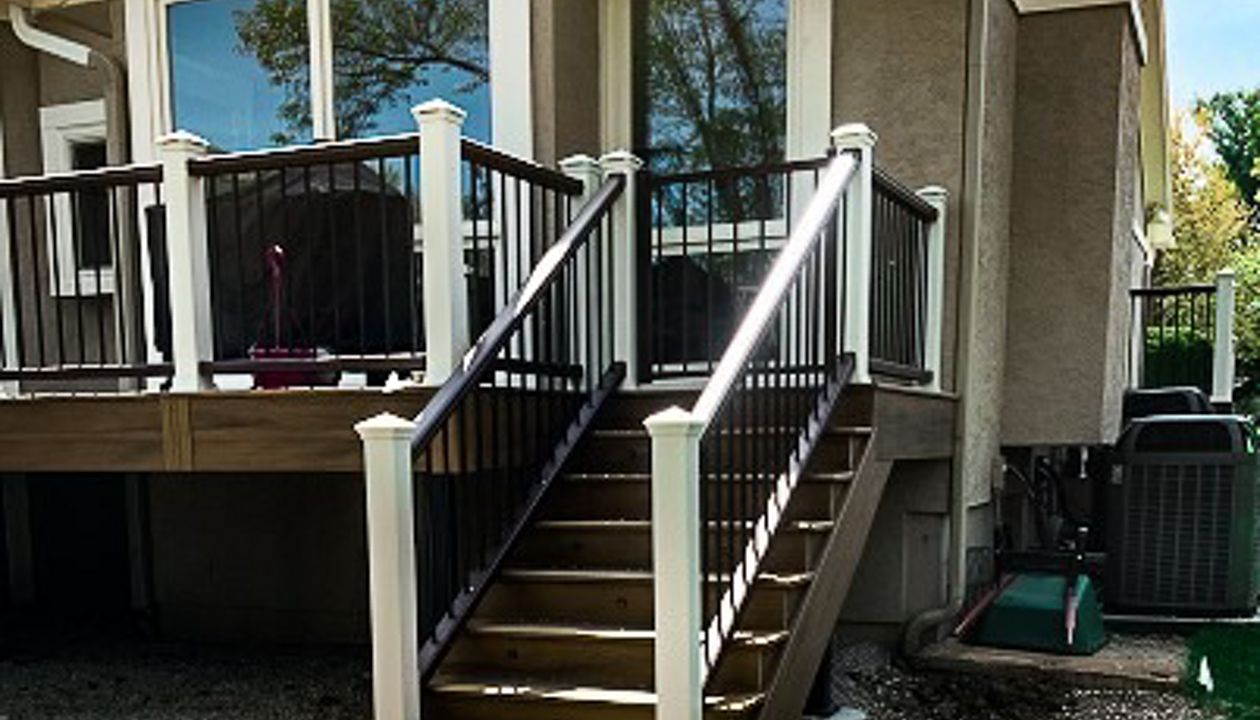 Trex Transcend Havana Gold Trex Transcend railing Trex Elevations framing