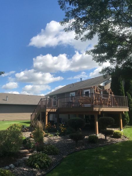 Trex Transcend Composite Decking with Signature Aluminum Railing in Otsego, MN