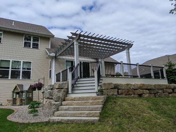 Trex Deck and Trex Pergola