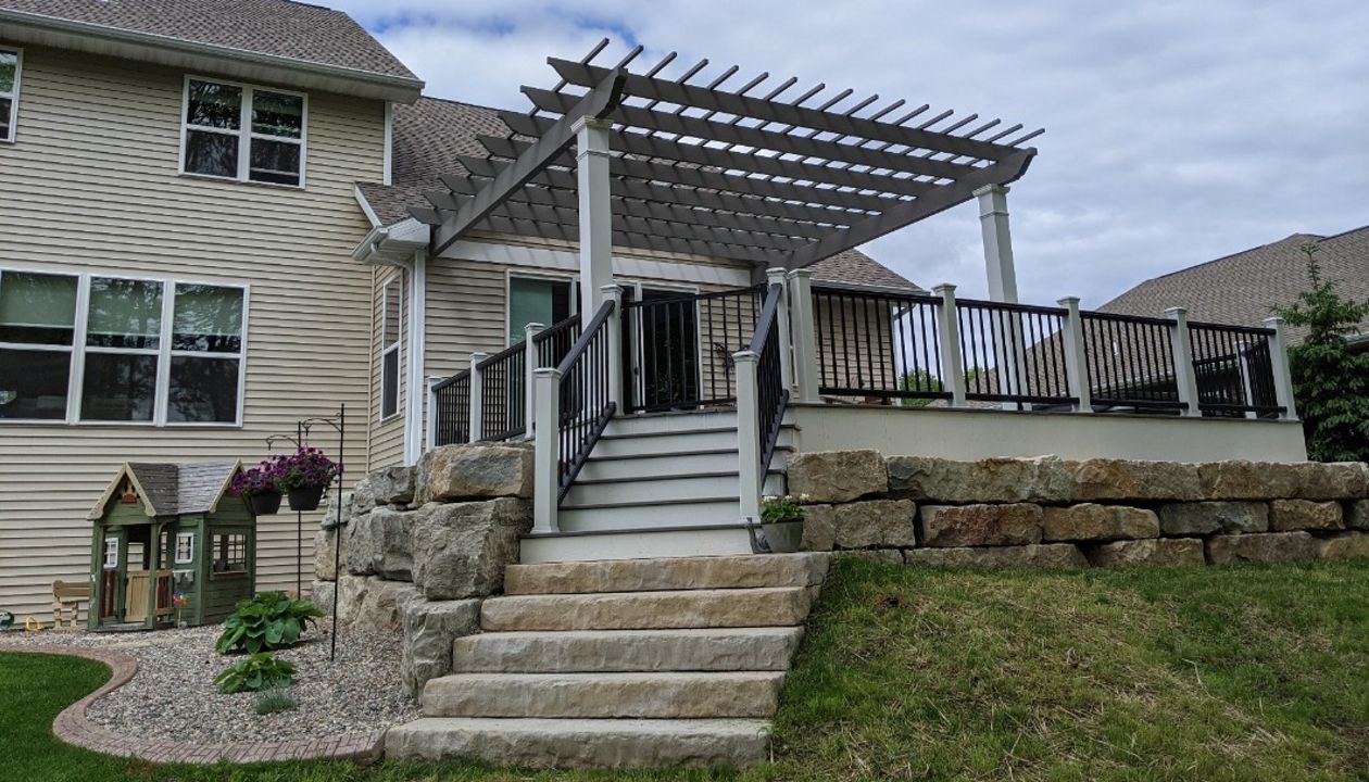 Trex Deck and Trex Pergola