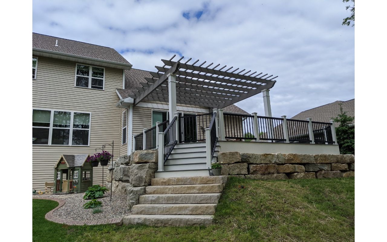 Trex Deck and Trex Pergola
