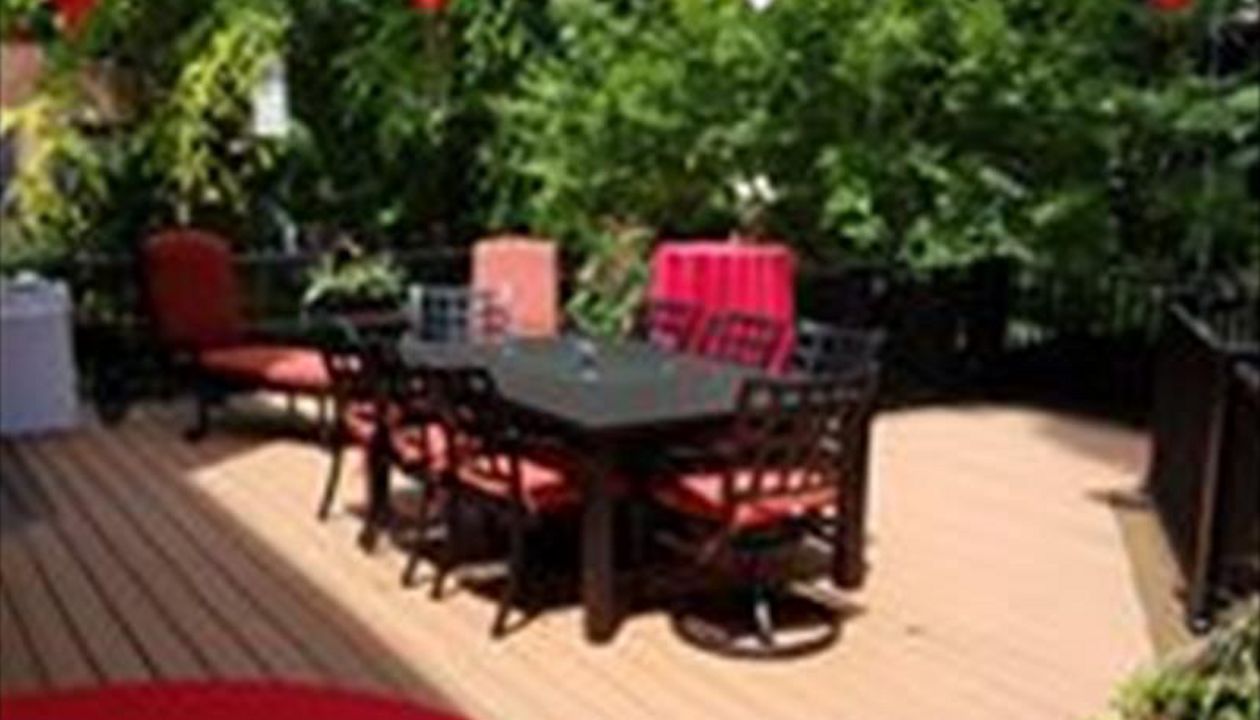 Tiki Torch and Lantern picture frame