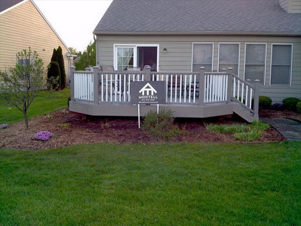 Transcend Gravel Path decking and railing