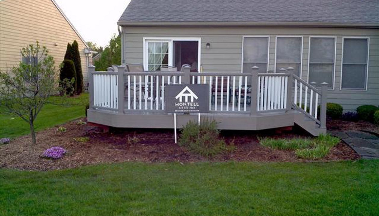 Transcend Gravel Path decking and railing