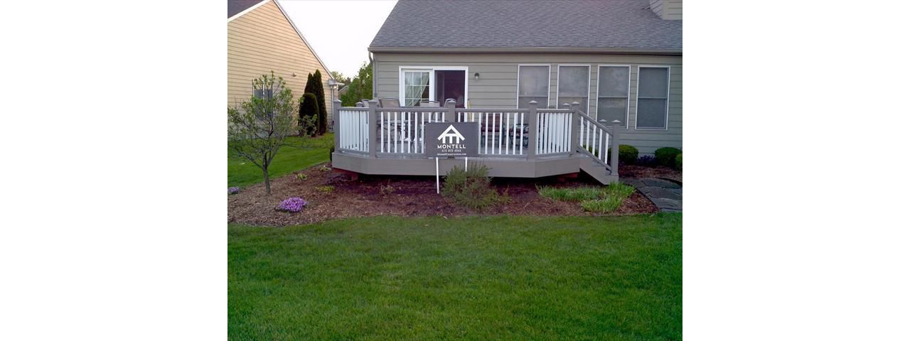 Transcend Gravel Path decking and railing