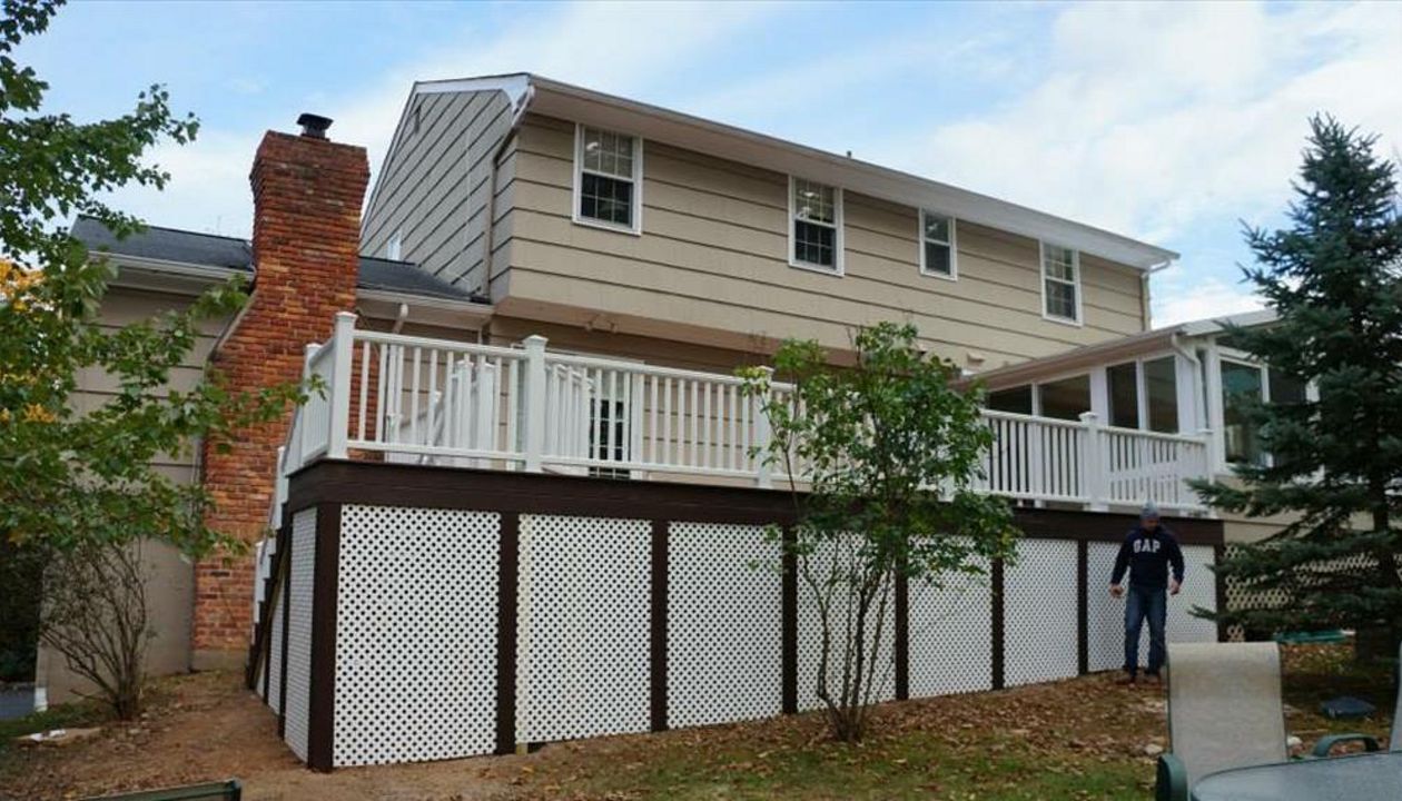 Custom Trex Deck in Livingston NJ