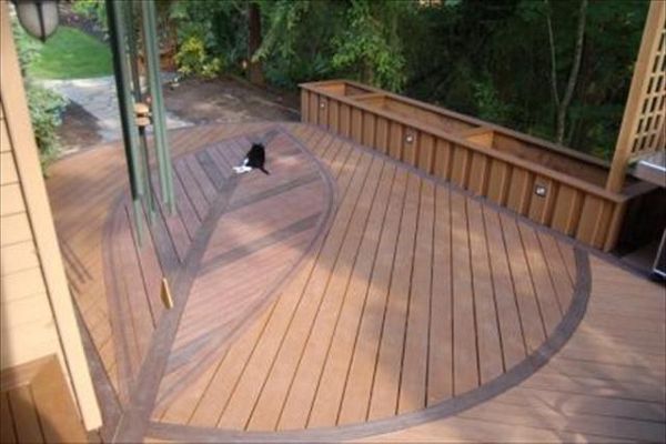 Trex Transcends Treehouse with custom leaf inlay.