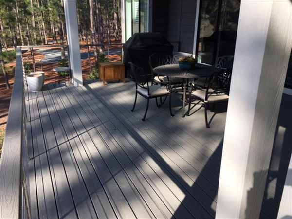 Great grilling and socializing area off the kitchen on this Pinehurst masterpiece