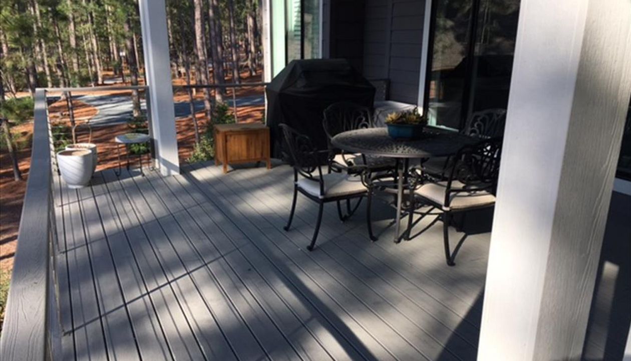 Great grilling and socializing area off the kitchen on this Pinehurst masterpiece