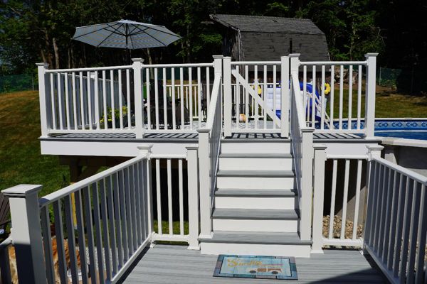 Multitier Pool Steps