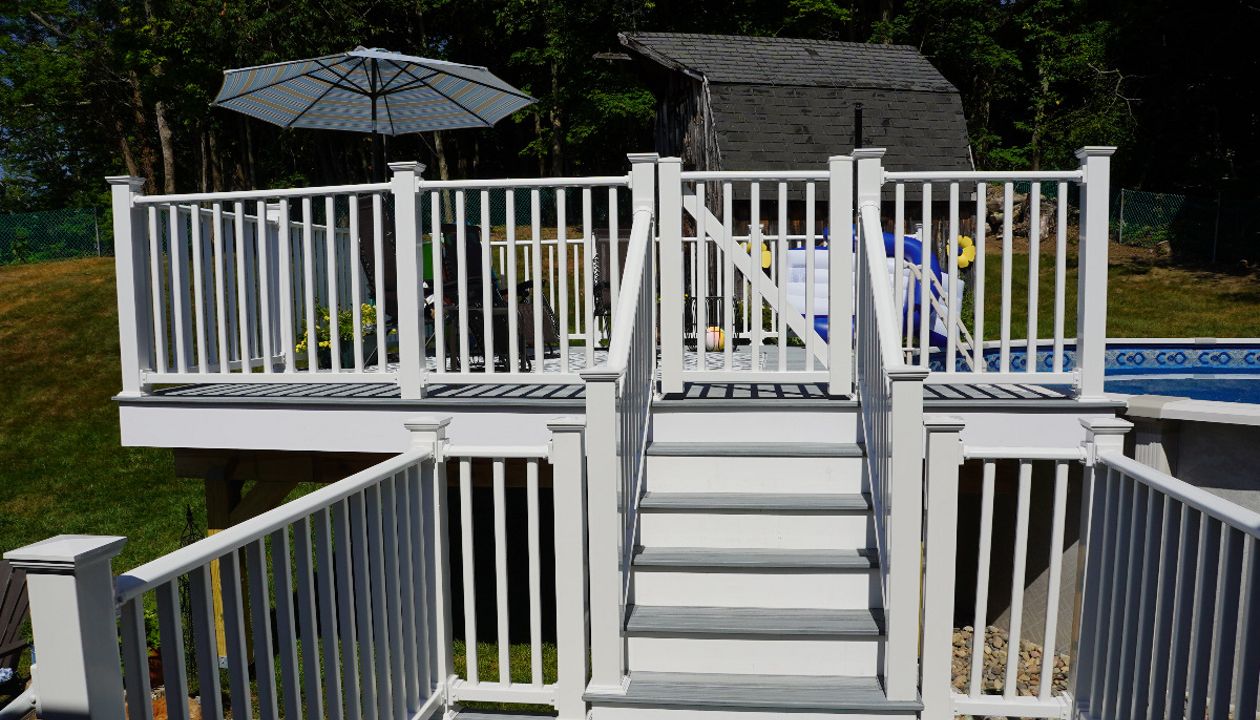 Multitier Pool Steps