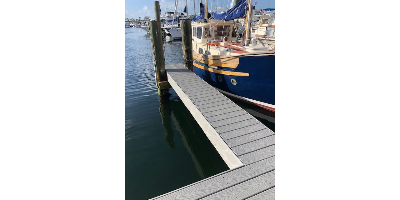Trex Decking at the Pilot House Restaurant