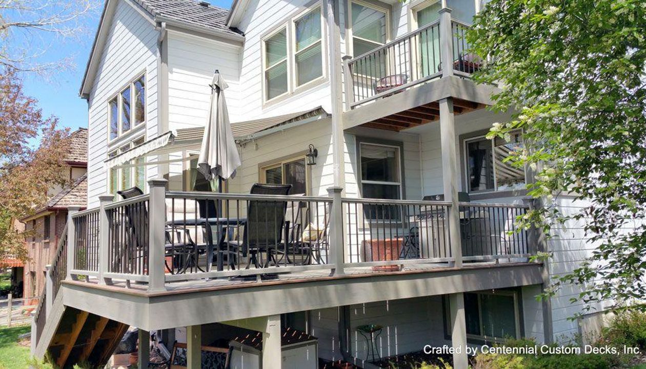 Trex Gravel Path Decking and Railing Highlands Ranch, CO