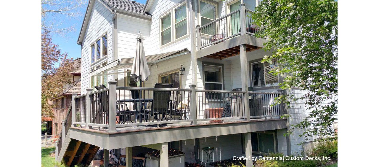 Trex Gravel Path Decking and Railing Highlands Ranch, CO