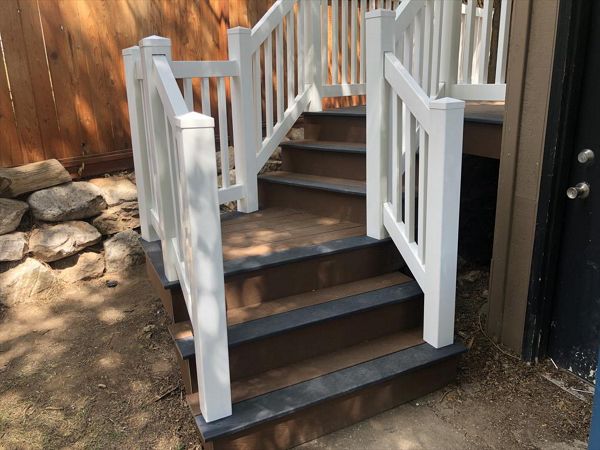 Complex new wider stairs, several different angles, borders, using existing footings. great challenge accepted and completed.