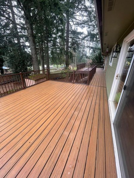 Trex Deck with Aluminum Railing