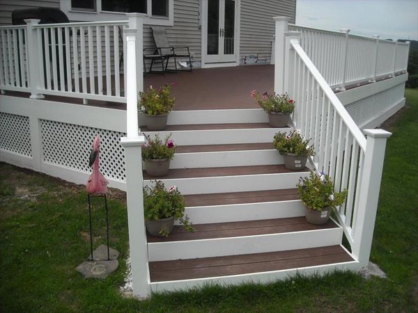 Trex fire pit decking