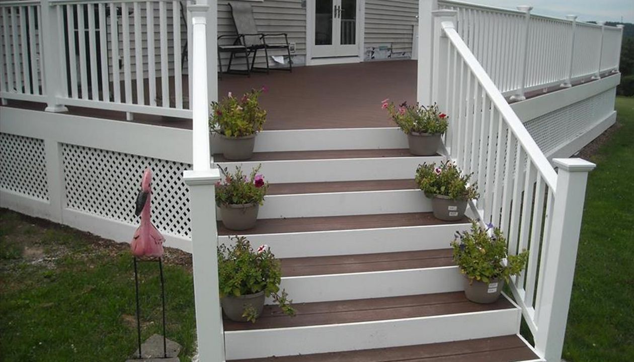 Trex fire pit decking