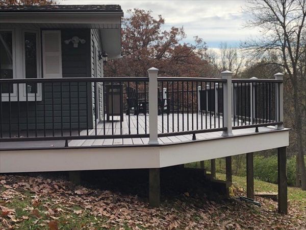Trex Transcend decking and railing