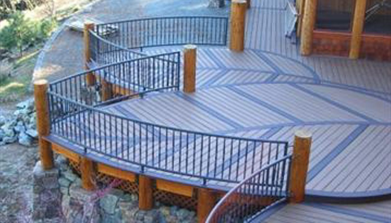 View from Trex boat dock down on Lake Lochmere