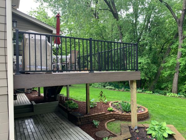 Trex Enhance Rocky Harbor Decking Project St Paul MN Area