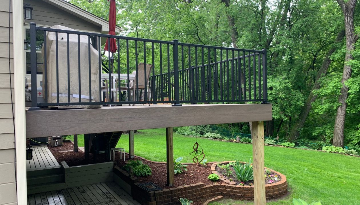 Trex Enhance Rocky Harbor Decking Project St Paul MN Area