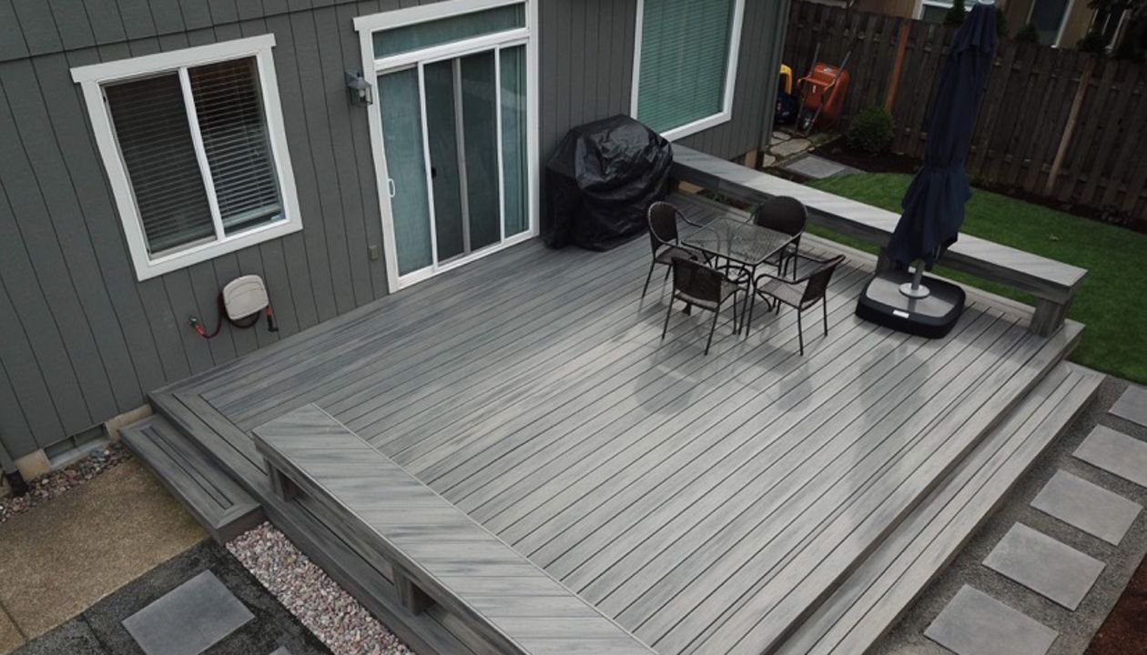 Transcend Tropical custom Island Mist decking